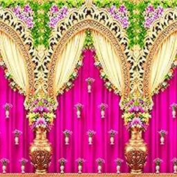 Decorative Pooja Cloth for Background – Spiritual Temple Backdrop Fabric | Ideal for Ganesh, Diwali, Navratri | B113-image-63