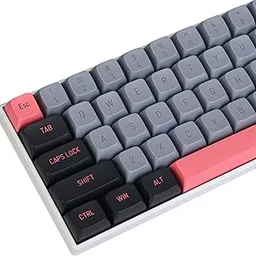 SbocKeeb CSA Profile Grey Black Keycaps,160 Key Double Shot PBT Keycaps Set, Custom Keycaps 60 75 Percent Keyboard Keycaps for 61/64/68/84/108 Mechanical Keyboard (Grey 8008)-image-17
