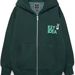 Alan Jones Clothing Boys Oversize Hoodie with Placement Print | Full Sleeve Sweatshirt for Kids & Teens | Age 6-16 Years-image-84