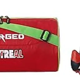 charged Sports Bag Montreal Large Red with Gowin Football Shoe Ace Navy Red Size-8-picture-40