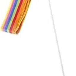 Girls Dancer Gymnast Gym Dance Ribbon Rhythmic Art Gymnastic Streamer Twirling Rod Stick (4M, Multicolour)-picture-31