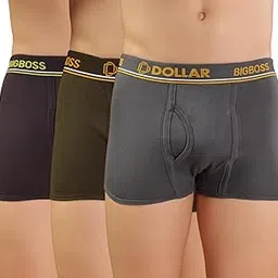 dollar bigboss Men's Cotton Blend Modern Regular Solid Trunk-picture-22