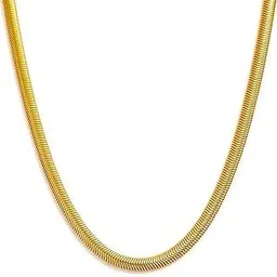 AREENAA TRADERS Gold Plated Snake Chain For Men and Women (21.5 Inch)-picture-41