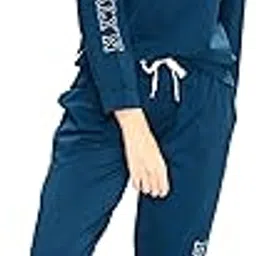 lotik Women Cotton Lycra Solid Top & Payjama Nightsuit & Tracksuit Set image 1