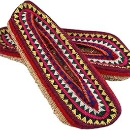 Traditional Hemp Pullan Indoor Slippers, Natural Hemp, Free Size, Handmade Himachali Style, Temple Wear, Kitchen Garden Use-image-16
