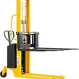IND FIRST CHOICE Semi Electric Stacker, 2 Ton Capacity, 3 Metre Lift Height, Heavy-Duty Steel Frame, 1150x650mm Fork-picture-67