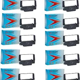Formujet Ep ERC 38 Purple Cartridge Ribbon Compatible for Epson TM-300,TM U210D,TM U220D TM-U220 TM-U220-B Pack of 10 pcs image 1