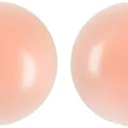 VK Enterprise Flix Reusable Silicone Nipple Cover - 4 Pieces | 10 Times Reusable | Skin-Friendly Adhesive Pasties for Women | Nipple Pasties for Women Beige-picture-26
