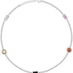 touch925 Shimmer Bead Anklet | Waterproof & Anti-Tarnish | Pure Silver Jewellery for Women | Anklet for Women | Payal for Girls | Gift for Women & Girls image 1