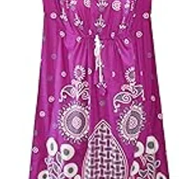 bdrox Pure Cotton Daman Print Kaftan Nighty-picture-48