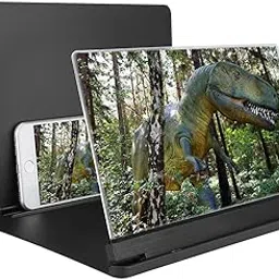 Mobile Phone Screen Magnifier,12 Inch Mobile Phone Screen Projection Magnifier Screen Magnifier, Portable HD Screen Amplifier with Foldable Stand for Gift Indoor Camping Travel-picture-13
