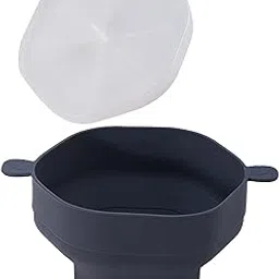 LICHTS®Hot Air Popcorn Maker Space Saving Microwave Popcorn Popper for Snacks Fruit Grey|Home & Garden | Kitchen, Dining & Bar | Small Kitchen Appliances | Popcorn Poppers-picture-18