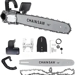 Inditrust 16'' Electric Chainsaw Bracket 100mm Grinder Conversion Head Tree Woodworking Tools (Size- 16 Inches, Material- Plastic/Steel, color-Multi)-image-76