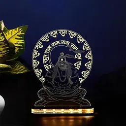 StarLaser Acrylic 3D Illusion LED Lord Hanuman Night Lamp | Devotional Table Lamp Home Office Pooja Room Decor Light | Temple Decoration Light (Hanuman Design-2), Multi-picture-15