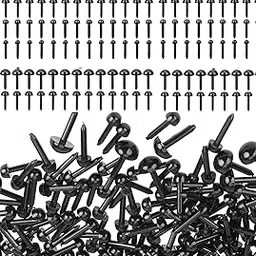 400 PCS Safety Eyes for Crochet, Doll Eyes for Crochet, for Toys Black 4 Mm Abs with Washers, Stuffed Animal Puppet Craft Supplies-picture-29