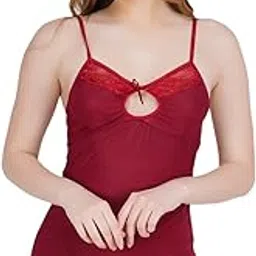 racheyta Lace & Spandex Bridal Keyhole Baby Doll Sexy Nightwear Dress with Matching Thong, Comfortable Lingerie Set for Honeymoon-picture-15
