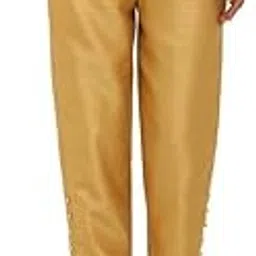 floreos Regular Fit Silk Pearl Pant for Women-picture-18