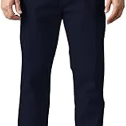 true colors of india TCI Men's Traveller Pant/Trouser RibStock Fabric, Elasticated String Waist with Pockets DarkBlue-picture-14
