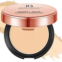 Lakyou Beauty 2in1 Primer + Matte Powder | Same Shade With Matte And Shimmery Effect | Long Lasting And Waterproof Formula | shade-03(Natural Beige) | 30g-image-43