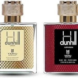 Dunhill Red & Dunhill Gold Woman Gift Set | Long Lasting EDP 2x50ml Perfume for Men and Women | with Lemon, Lavender | Floral, Fruity, Woody Long Lasting EDP Fragrance Scent-picture-12