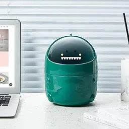 Dino Table Bin/Dustbin for Office Desktop for study room & office table (Green)-picture-18