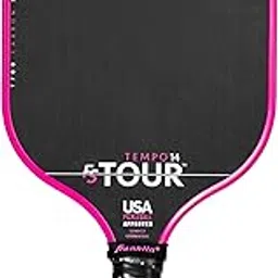 Franklin Sport Pro Pickleball Paddles - FS Tour Series Carbon Fiber Paddles - Official USA Pickleball (USAPA) Approved - Tempo Pro Player - 14mm Polymer Core - Pink-picture-12