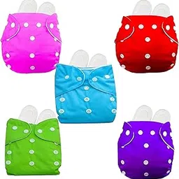 Kritiu Baby Cloth Diapers 0 To 3 Years | Side Leakage Proof Washable Reusable Diaper For 5 Diaper White Black Insert Pad New Born Baby (Pack Of 15) (Multicolor)-picture-19