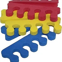 THE ALLY Set Of 12 Pairs Nail Separators Toe Separators Nail Polish Protectors for Nail Art Manicure Pedicure Tool (Multicolor)-image-31