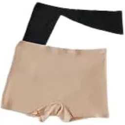 Women's Ice Silk Seamless No Show line Boyshorts Panties Seamless Boxer Briefs for Ladies Underwear Shorts 3 Pack-image-70
