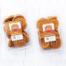 Sapre's Bhajani Chakli (360 gms, 2 Packs of 180 gms Each) | Murukku | Namkeen | Crispy & Crunchy Snacks | Maharashtrian Bhajni Crispy Chakli | Diwali Faral | Ready To Eat | Lite Snack | Traditional Indian Snacks | No Added Colours-picture-40