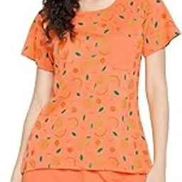 clovia Women's Cotton Watermelon Print Top & Shorts Set-picture-19
