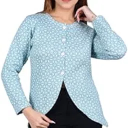dadu dayal Women Woolen Round-Neck Self Design Cardigan Sweater for Winter Wear Full Sleeves Crop Design-picture-12