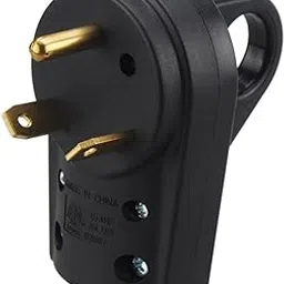 UJEAVETTE Nema TT-30P 30Amp AC Power Plug Heavy Duty Trailer Camper RV Replacement-image-91