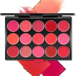 Kamz Professional Beauty 15 Color Ultra Pigmented Infinity Matte Lip Color Palette-picture-39