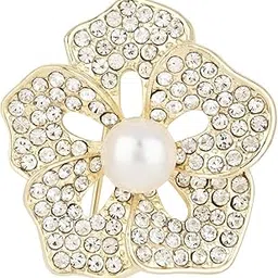 i jewels Gold Plated Stylish Traditional Brooch/Lapel Pin for Women-picture-52