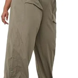 spirit animal Parachute Pants for Women | High Waist Pants | Super Lightweight, Breathable & Quick Dry | Easy Stretch and Side Slit | Adjustable Pants | Ideal for Hiking, Dancing, Travelling-picture-18