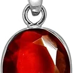 bl fedput 5.25 Ratti 4.47 Carat A+ Quality Hessonite Gomed Gemstone Pendant for Women's and Men's-picture-46