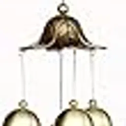 Zobro Metal Wind Chimes for Home Balcony Garden Positive Energy, Home Decor Hanging Long Brass Bells with Good Sound (Peacock Design 3 Bell)-picture-12