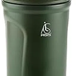 AGIS Premium Protein Shaker Bottle, Matte Black Stainless Steel, 700ml Gym Bottle with Flip-Top Lid, Blender Mixer for Fitness Drinks (Green)-image-66
