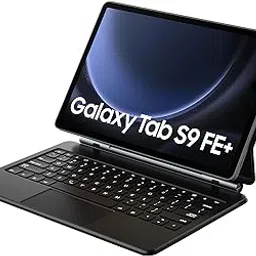 ProElite Magnetic Bluetooth TouchPad Keyboard case for Samsung Galaxy Tab S9 FE +/S9/S8/S7 Plus/S7 Fe/S10+ 12.4 inch Floating Cantilever Design with Built-in Colourful Backlit Keyboard, Black-picture-30