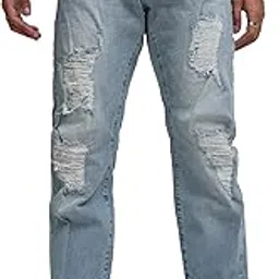 Men's Boot Cut Jeans-image-1