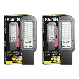 Sturlite Asteor 24W LED Street Light| Cool White 6500K Color Temperature LED Street Lamp| IP66 Waterproof Surge Protection Focus Light for Garage, Parking, Garden, Playground & Sidewalks - (Pack of 2)-picture-23