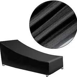 CALANDIS™ Patio Chaise Lounge Chair Cover Outdoor Waterproof Pool Lounger Chair Covers 420D Width 75cm | Outdoor Furniture Covers | Patio & Garden Furniture | Yard Garden & Outdoor Living-image-53