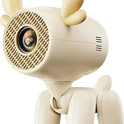 Mini Projector, Cartoon Dog Smart Projector with Wifi 6 and Bluetooth 5.1, Full HD 4K Support, Portable Projector Android 11, 160ANSI Auto Keystone Correction 130" Screen-picture-36