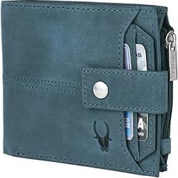 wildhorn RFID Protected Leather Wallet for Men, Blue Hunter-picture-29