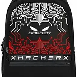 HACKER Printed Laptop Backpack for Boys – 30L Hacker Theme Bag for Men | Stylish School, College & Travel Laptop Bag | Fits 15.6" Laptops image 1