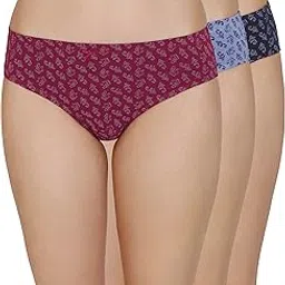 amante Print Mid Rise Full Coverage Bikini Panties (Pack of 3)-picture-18