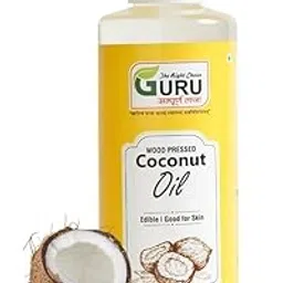 GURU 100% Pure Baby Coconut Oil | Wood Pressed | For All Types of Baby Hair & Skin | Edible Grade | Derma safe | BPA & Cruelty-Free | 200 ml-picture-10