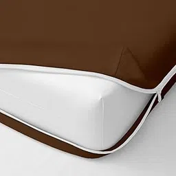 Waterproof Mattress Protector with Zipper Chain, Double Size (84x48 Inches)_with 10 Inch Drop Brown, Zippered Mattress Encasement Six-Sided Waterproof with Zip (Double_84x48_10, Brown)-picture-17