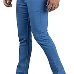 Slim Fit Men's Jeans - Crafted from Cotton to Cater to Your Comfort Demands, This Pair of Mid Rise Jeans Collection 967 from Offers You a Fashionable Look effortlessly-picture-41